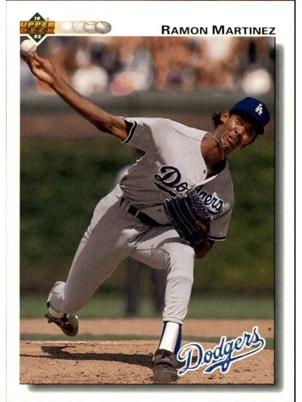 Ramon Martinez 1992 Upper Deck MLB #346 Baseball Card Los Angeles Dodgers